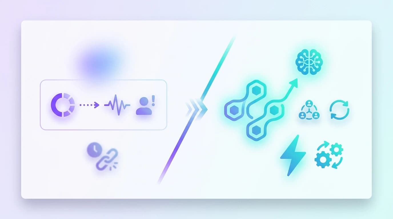 Comparative diagram contrasting single-user regex alert utilities with dedicated B2B SaaS Reddit revenue engines
